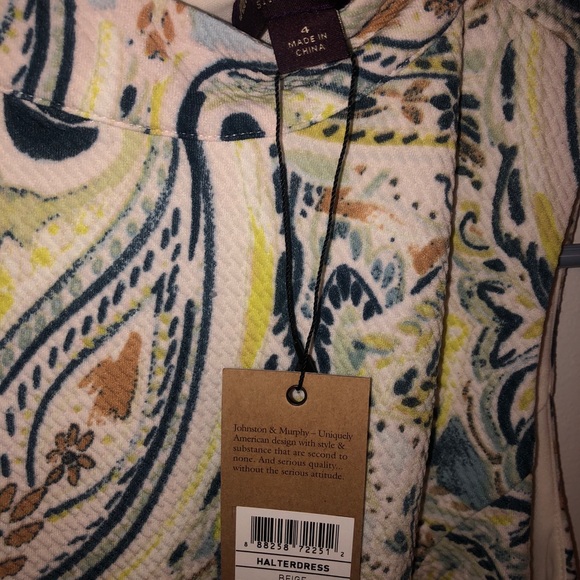 Johnston and Murphy Beige Halter dress - Picture 4 of 5